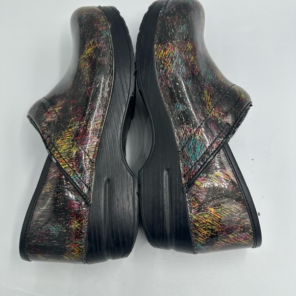 Dansko Professional Petrol Patent Clogs Iridescent Women’s Size 38 US 7.5-8 - Picture 6 of 10